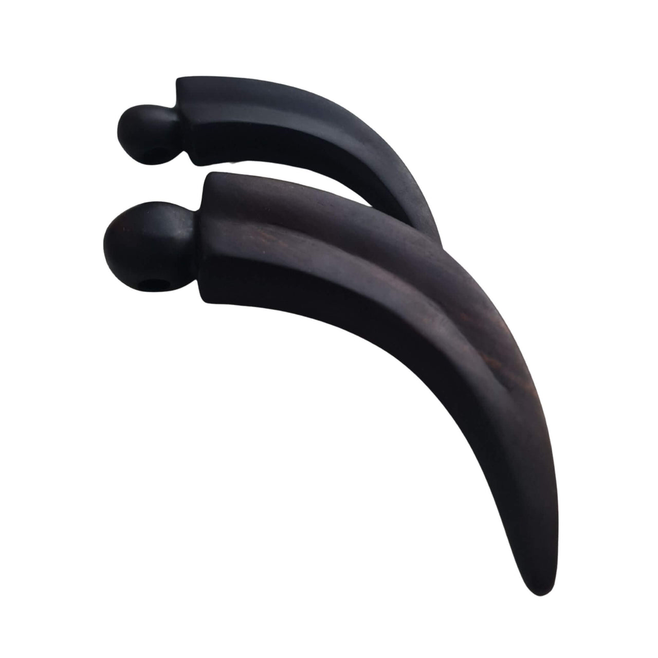 Colgante cuerno de ébano negro (2 tamaños)