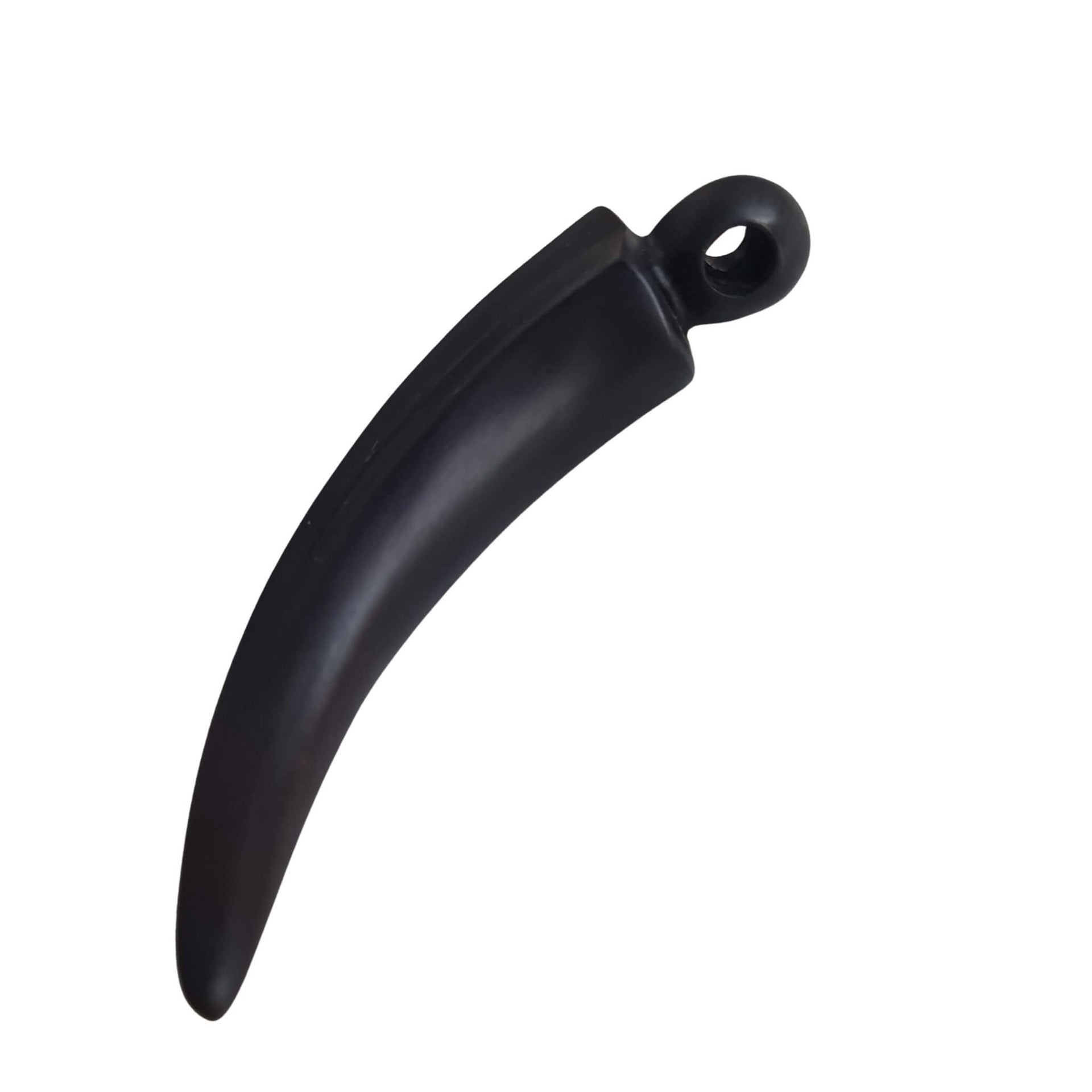 Colgante cuerno de ébano negro (2 tamaños)