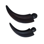 Colgante cuerno de ébano negro (2 tamaños)
