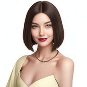 Collar gargantilla de cuero sintético trenzado dorado y rondelles