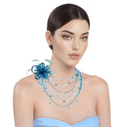 Collar de turquesas de 7 vueltas