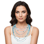 Collar de turquesas de 7 vueltas